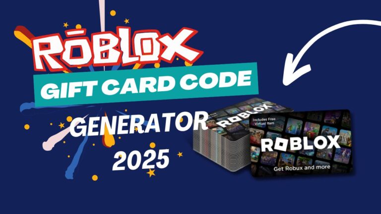 Roblox Gift Card Code Generator