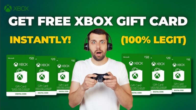 Get Free Xbox Gift Card Instantly!