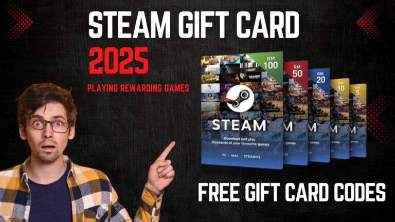 free Steam gift card codes