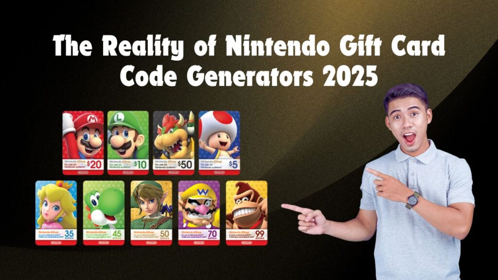 Nintendo Gift Card Code Generators